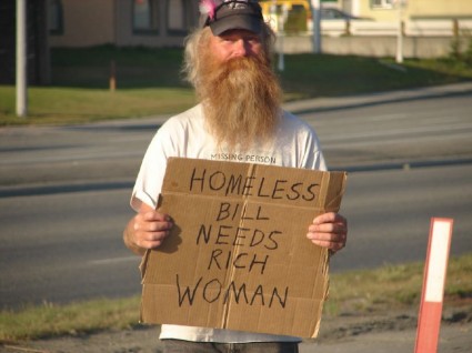 Homeless Bill Needs Rich Woman Photo By Josh Swieringa
