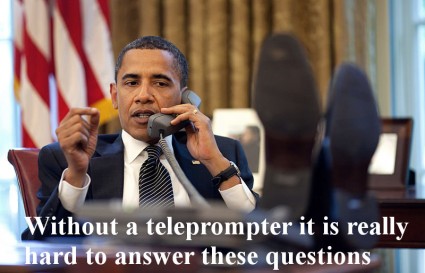 Obama Teleprompter