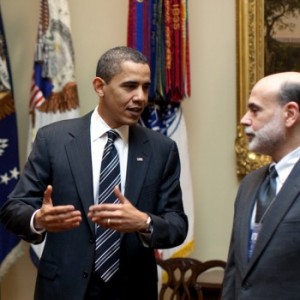 Barack Obama And Ben Bernanke