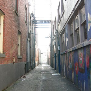 Dark Alley - Photo by Joe Mabel