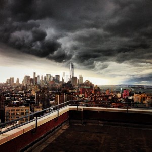Ominous Clouds - Photo posted on Instagram by annekejong