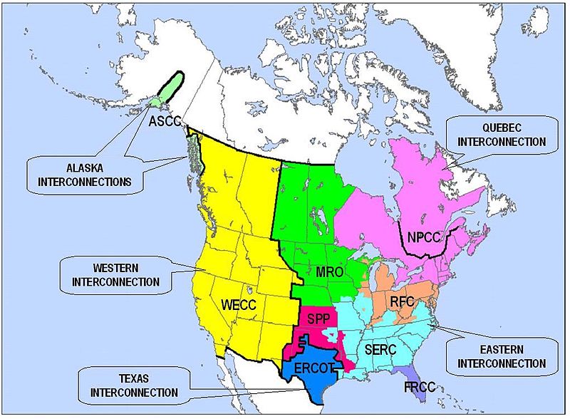 north american power grid