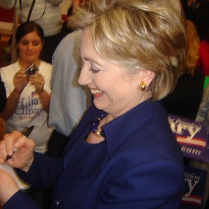 Hillary Clinton Smiling - Photo by Zammerman