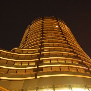 The Bank For International Settlements at Night - Photo by Wladyslaw