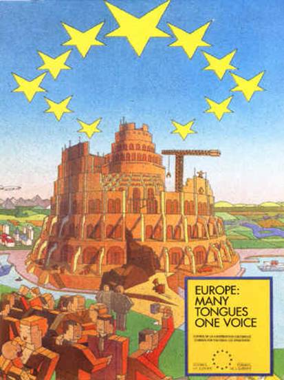 EU Poster Tower Of Babel