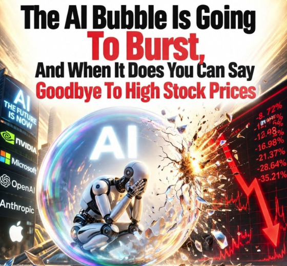 The AI Bubble Is Going To Burst, And When It Does You Can Say Goodbye To High Stock Prices