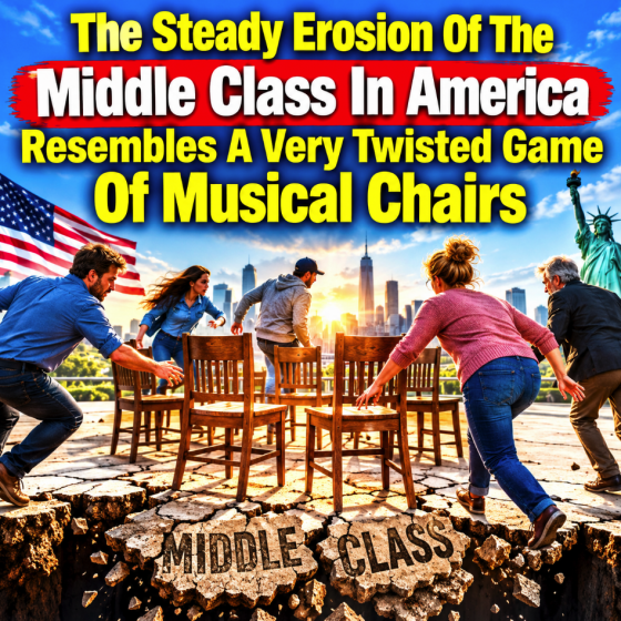 The Steady Erosion Of The Middle Class In America Resembles A Very Twisted Game Of Musical Chairs