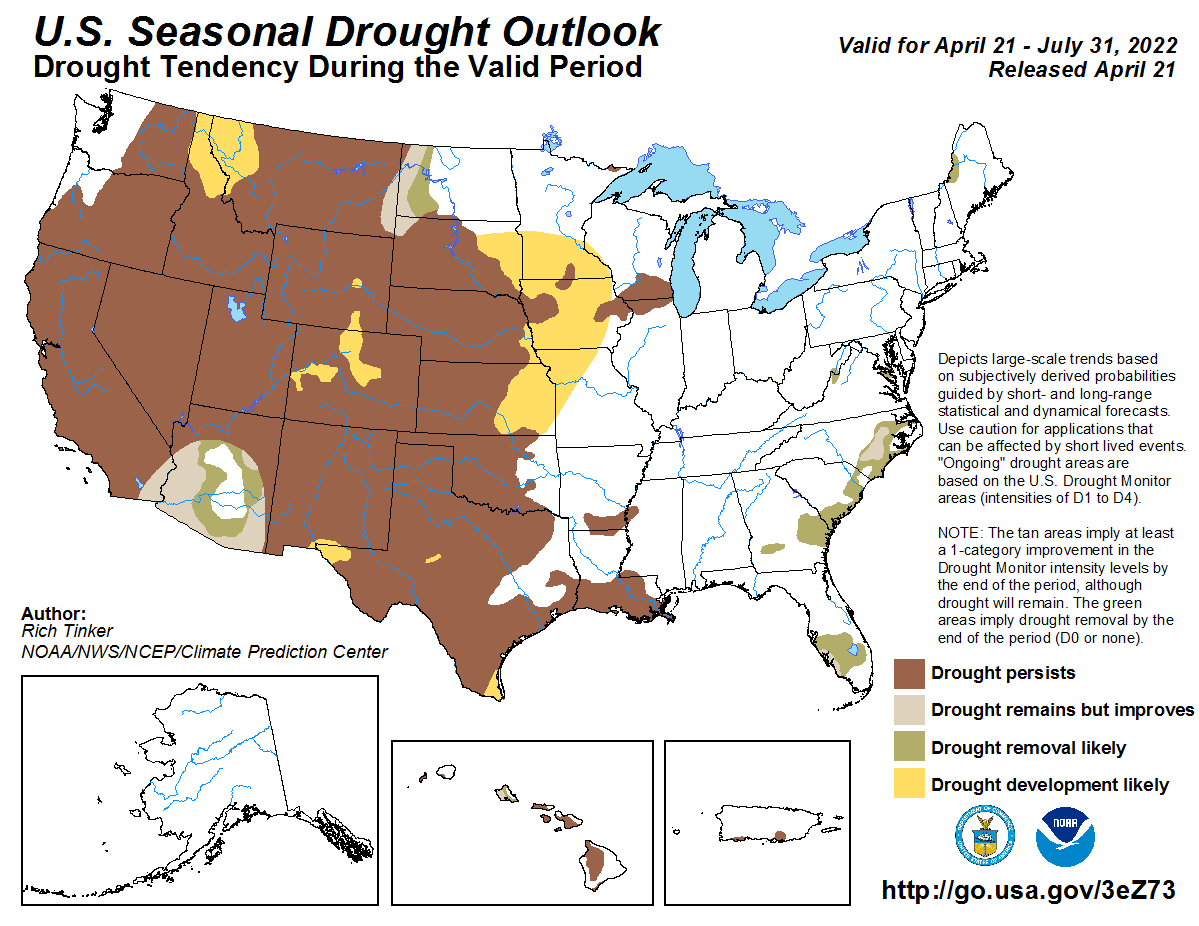 On Top Of Everything Else, Drought, Drought And More Drought Is On The Way For The Western U.S.