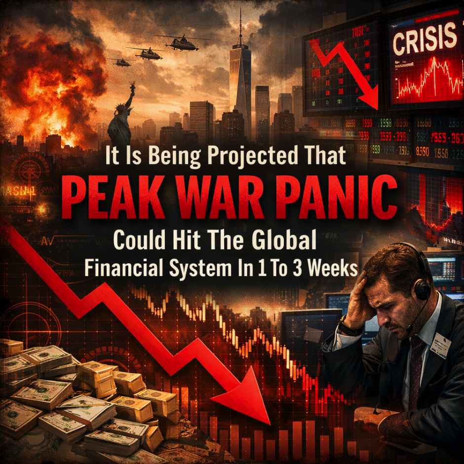 Se predice que un “pánico máximo en tiempos de guerra” podría afectar al sistema financiero mundial en un plazo de 1 a 3 semanas.