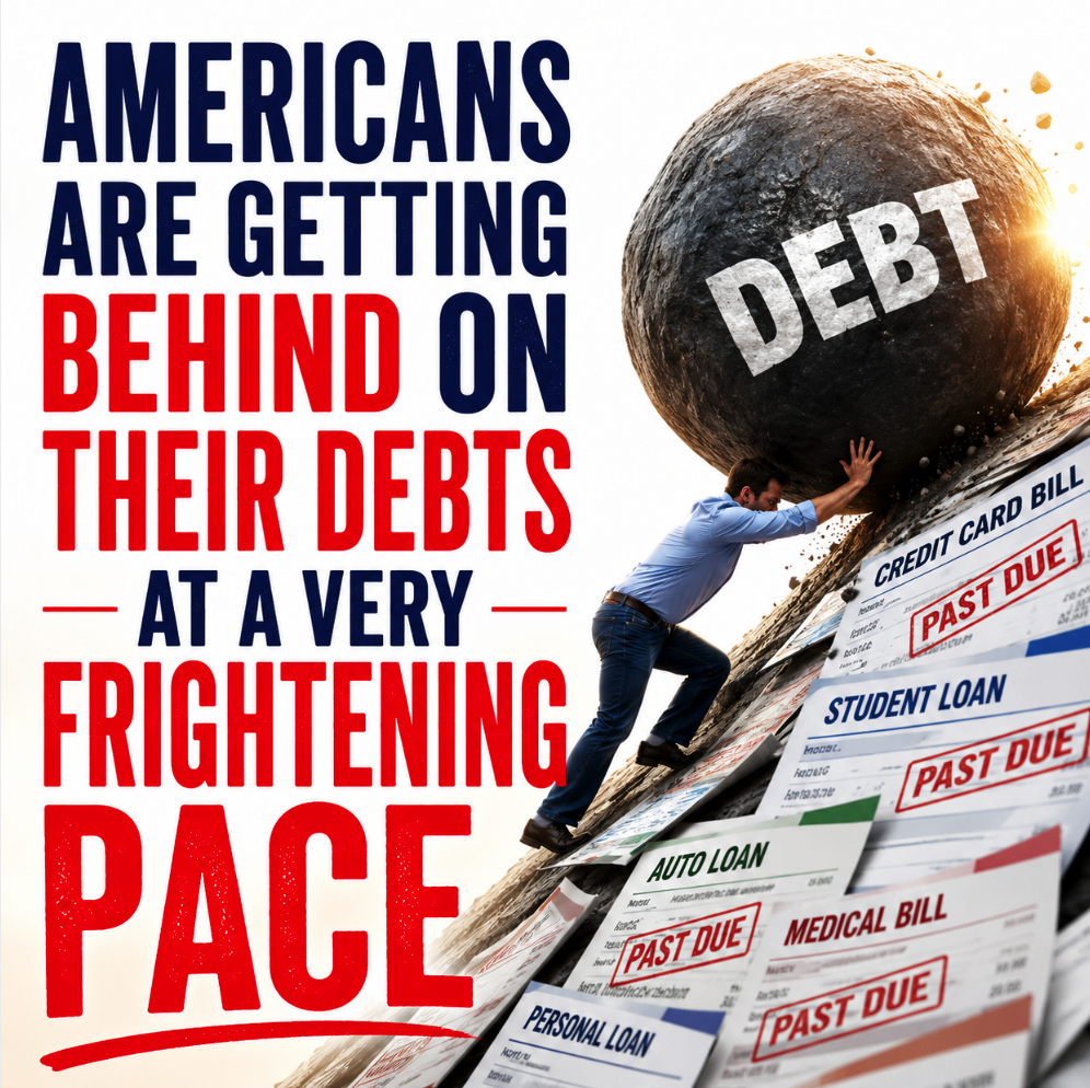 Americans Are Getting Behind On Their Debts At A Very Frightening Pace